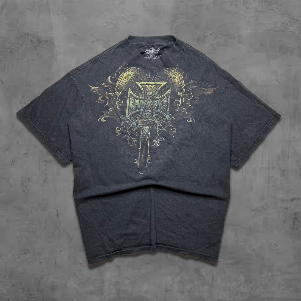 Vintage 2000s Relaxed West Coast Choppers Y2k Streetwear Grunge Tee